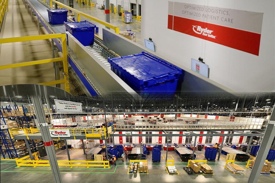 Ryder and BJC Healthcare warehouse automation Ryder and BJC Healthcare warehouse automation