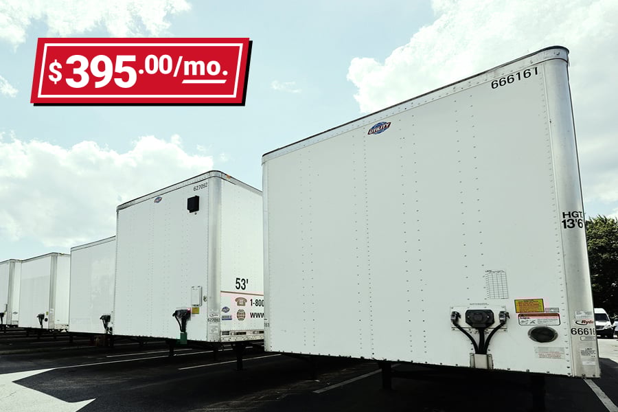 Lease a dry trailer for $395 a month promo Lease a dry trailer for $395 a month promo