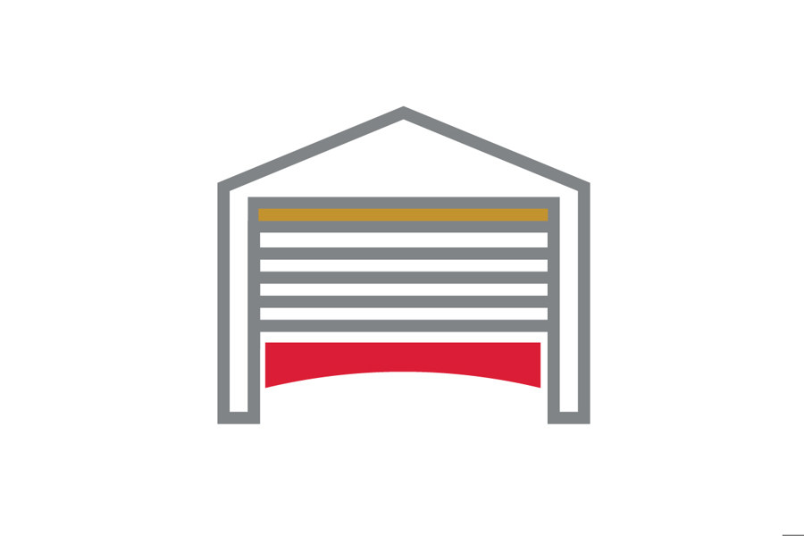 warehouse and distribution icon