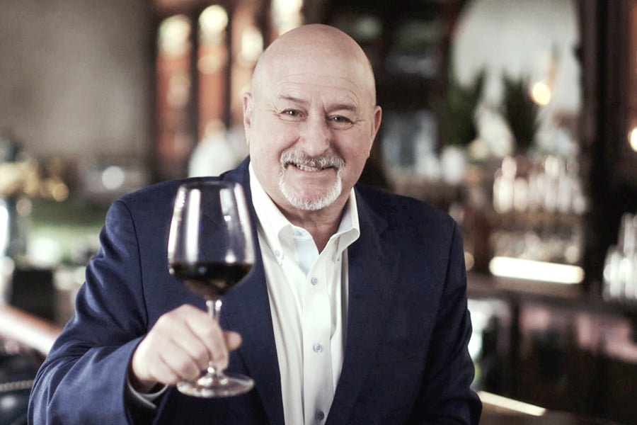 Bobby Burg of Souther Glazers Wine and Spirits enjoying a drink Bobby Burg of Souther Glazers Wine and Spirits enjoying a drink