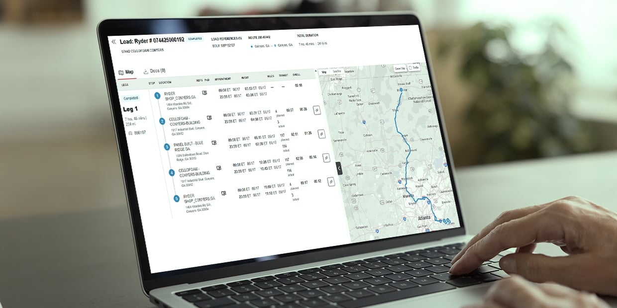 RyderShare™ Customer using the Rydershare platform